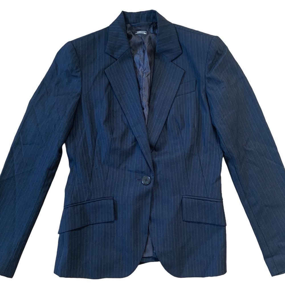 Black Zara Basic Blazer Size Medium - image 2